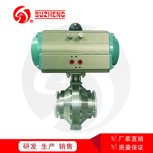 氣動快裝(zhuang)衛生級蝶(dié)閥