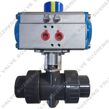 氣動UPVC塑料(liao)球閥