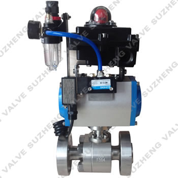 氣動法蘭高壓球(qiu)閥