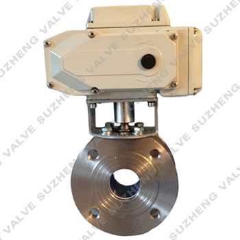 Q971F電動對(dui)夾式球(qiú)閥