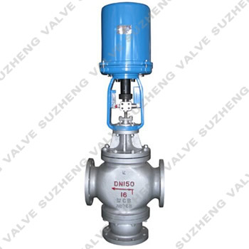 ZDLX電(dian)動三通(tōng)合流分(fèn)流調節(jiē)閥